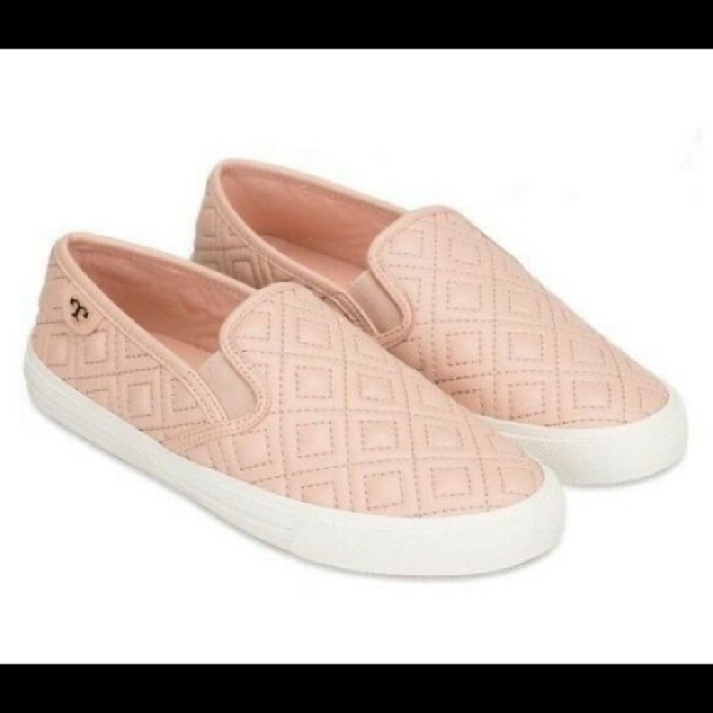 Tory Burch Jesse Quilted Pink Sneakers